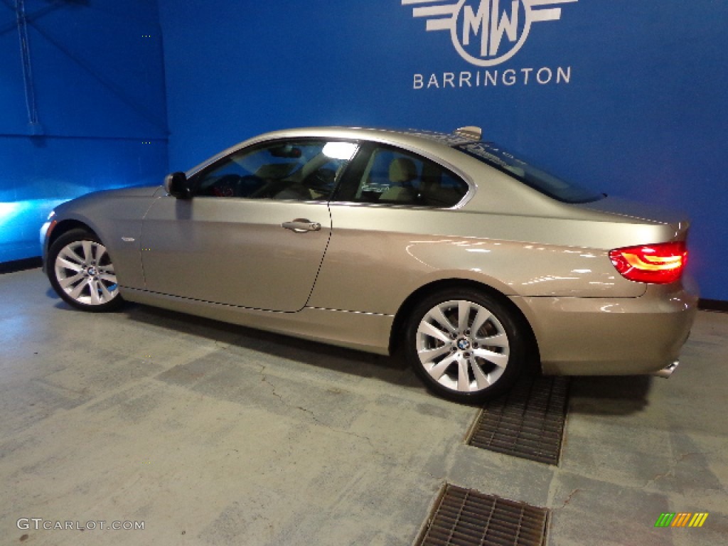 2011 3 Series 328i Coupe - Platinum Bronze Metallic / Oyster/Black Dakota Leather photo #20