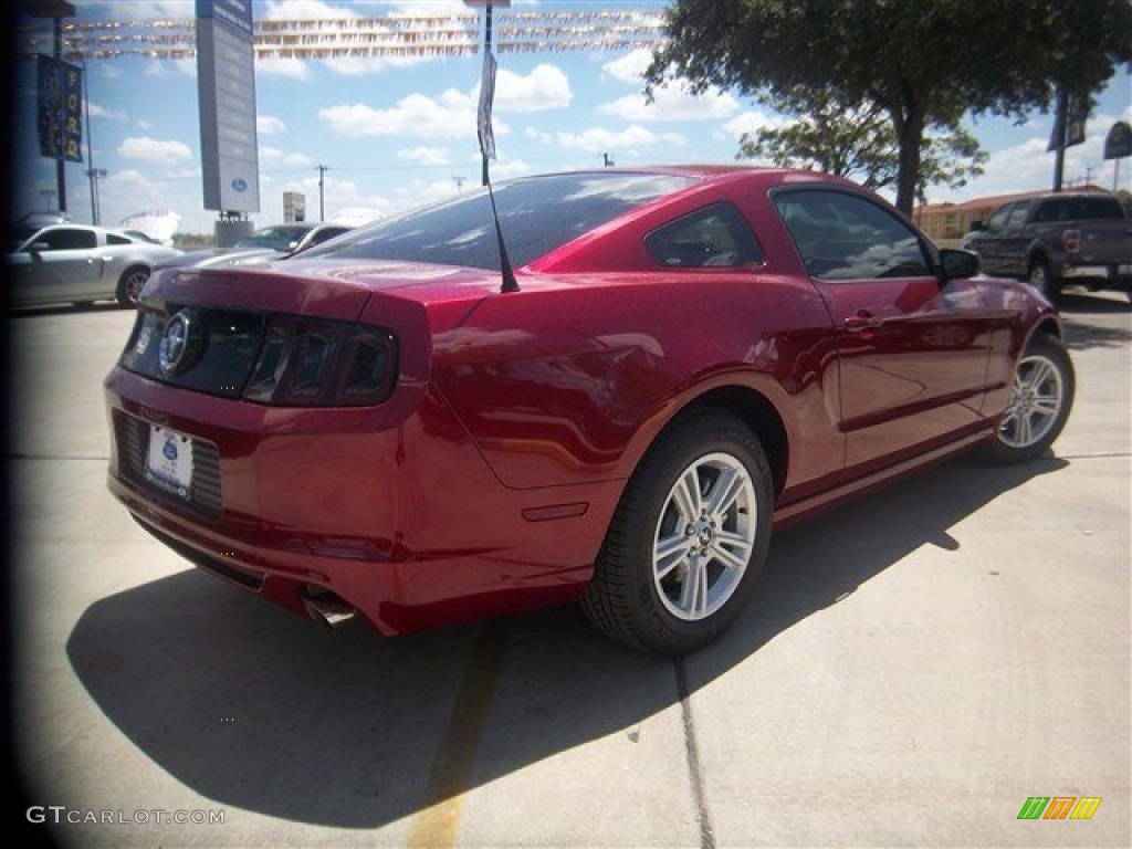 2014 Mustang V6 Coupe - Ruby Red / Charcoal Black photo #5