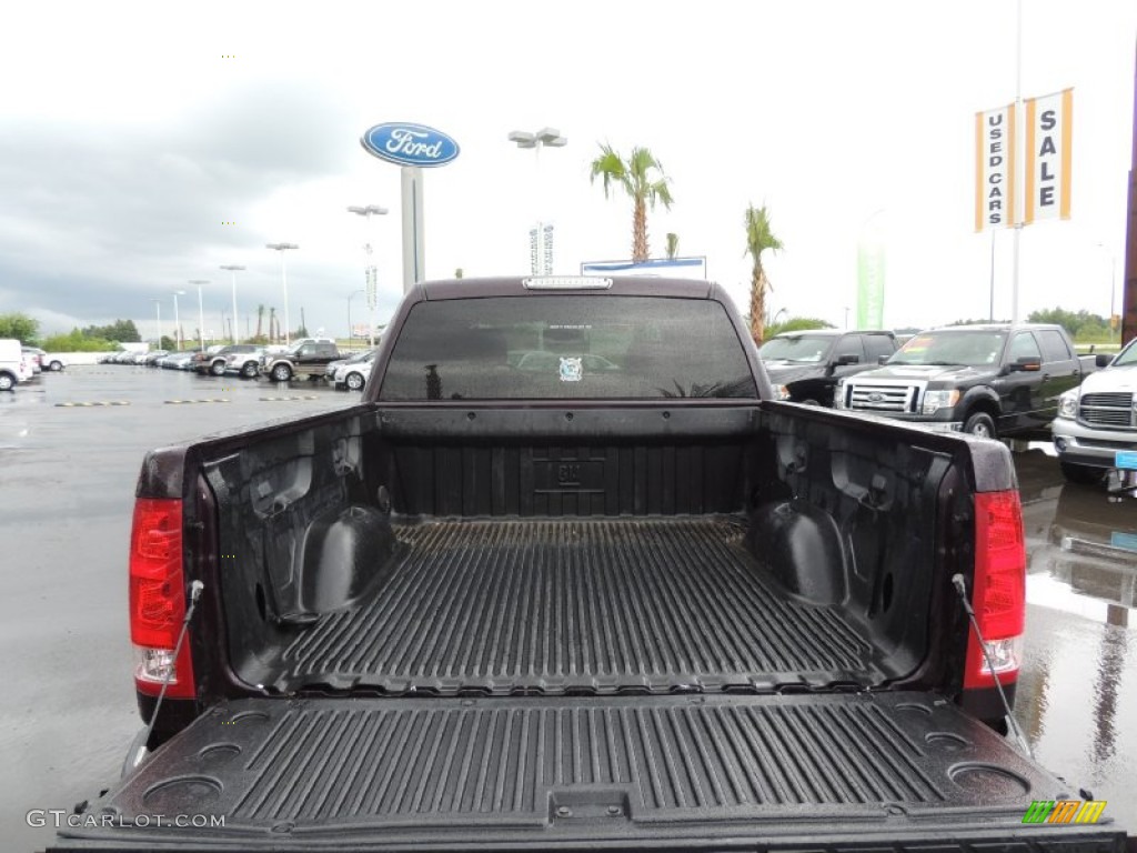 2008 Sierra 1500 SLT Crew Cab 4x4 - Dark Crimson Metallic / Light Titanium photo #4