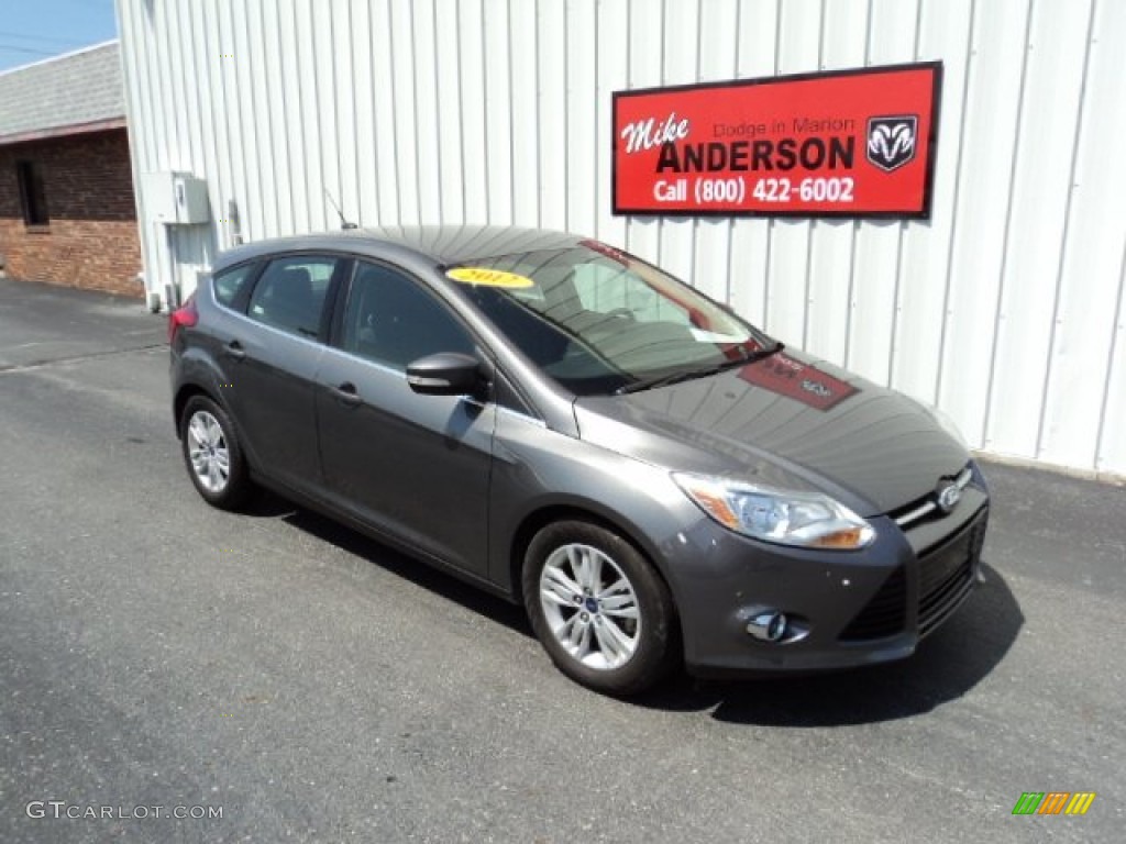 2012 Focus SEL 5-Door - Sterling Grey Metallic / Charcoal Black photo #1