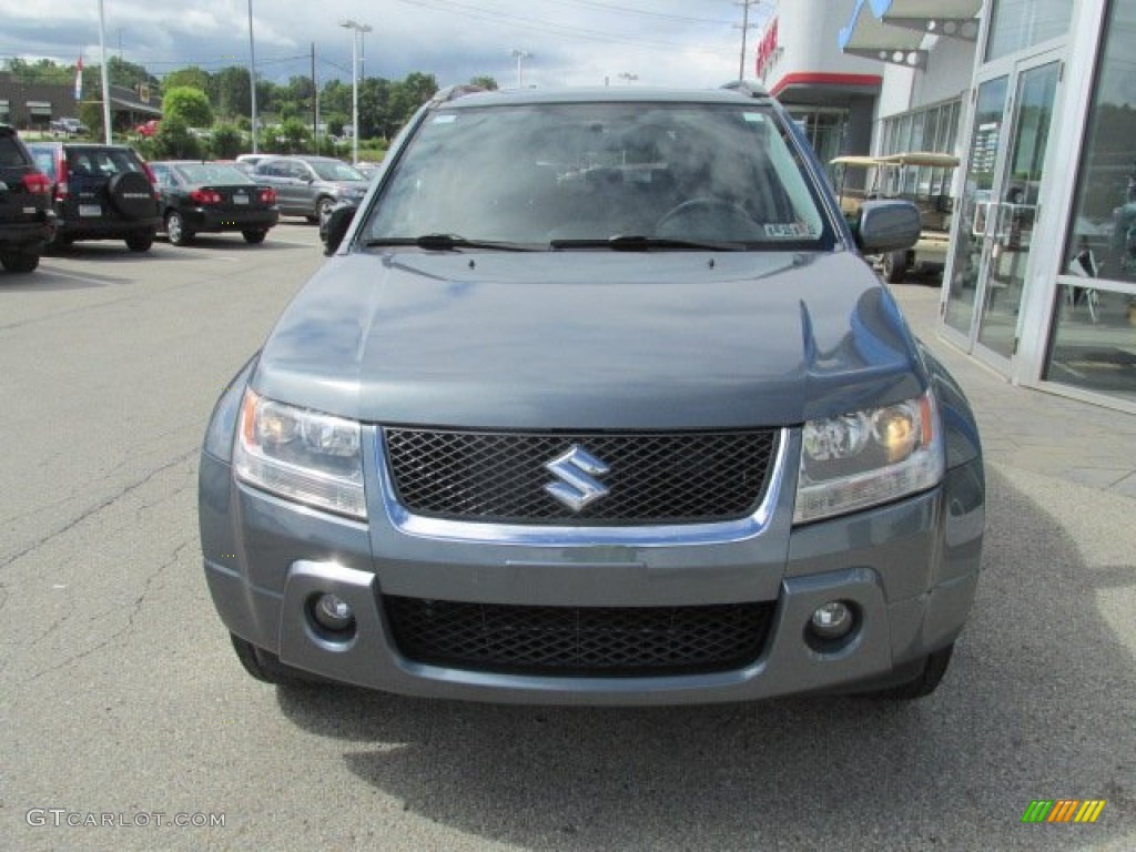 2008 Grand Vitara Luxury - Azure Grey Metallic / Black photo #4