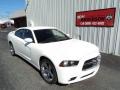 2014 Bright White Dodge Charger SXT  photo #1