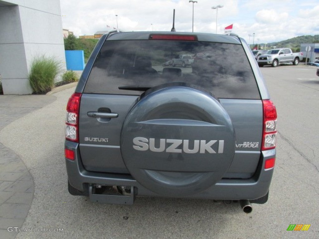2008 Grand Vitara Luxury - Azure Grey Metallic / Black photo #8