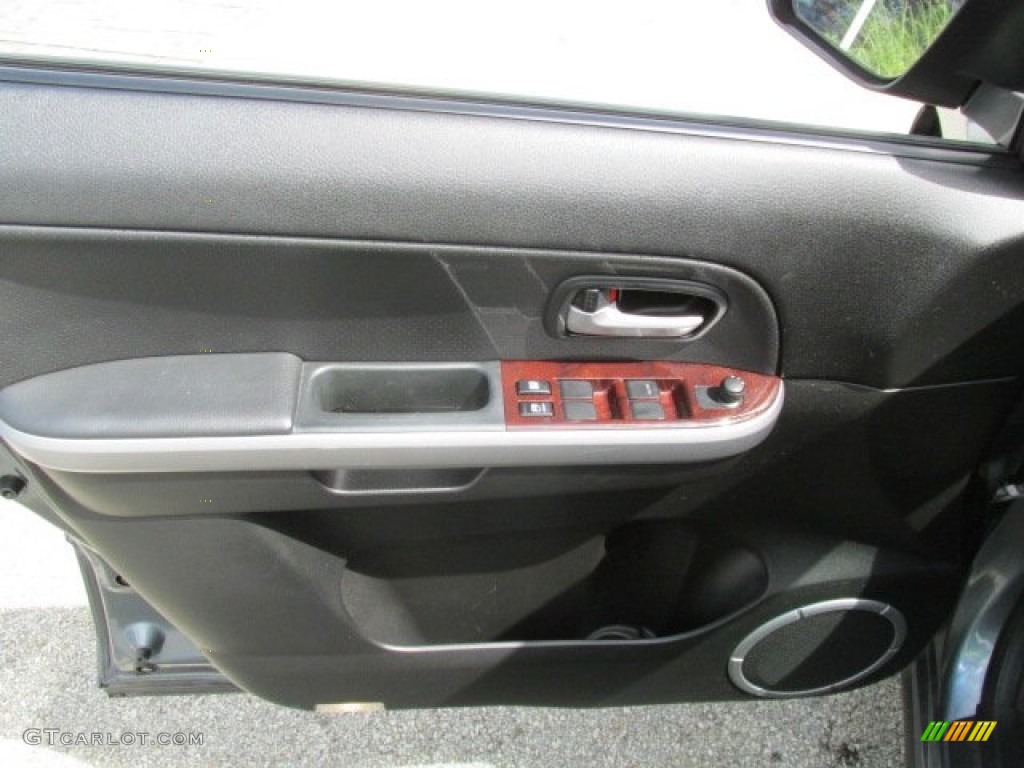 2008 Grand Vitara Luxury - Azure Grey Metallic / Black photo #10