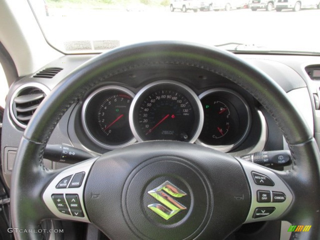 2008 Grand Vitara Luxury - Azure Grey Metallic / Black photo #15