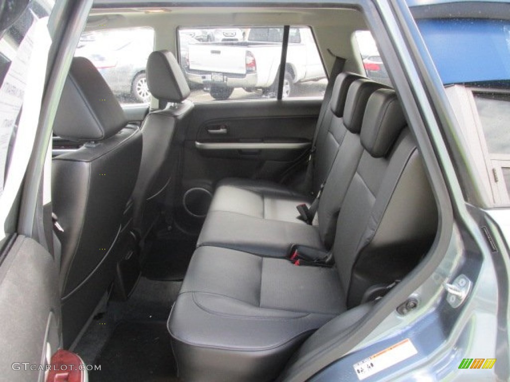 2008 Grand Vitara Luxury - Azure Grey Metallic / Black photo #17