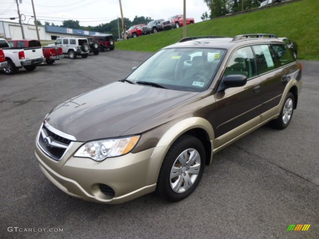 2008 Outback 2.5i Wagon - Deep Bronze Metallic / Warm Ivory photo #3