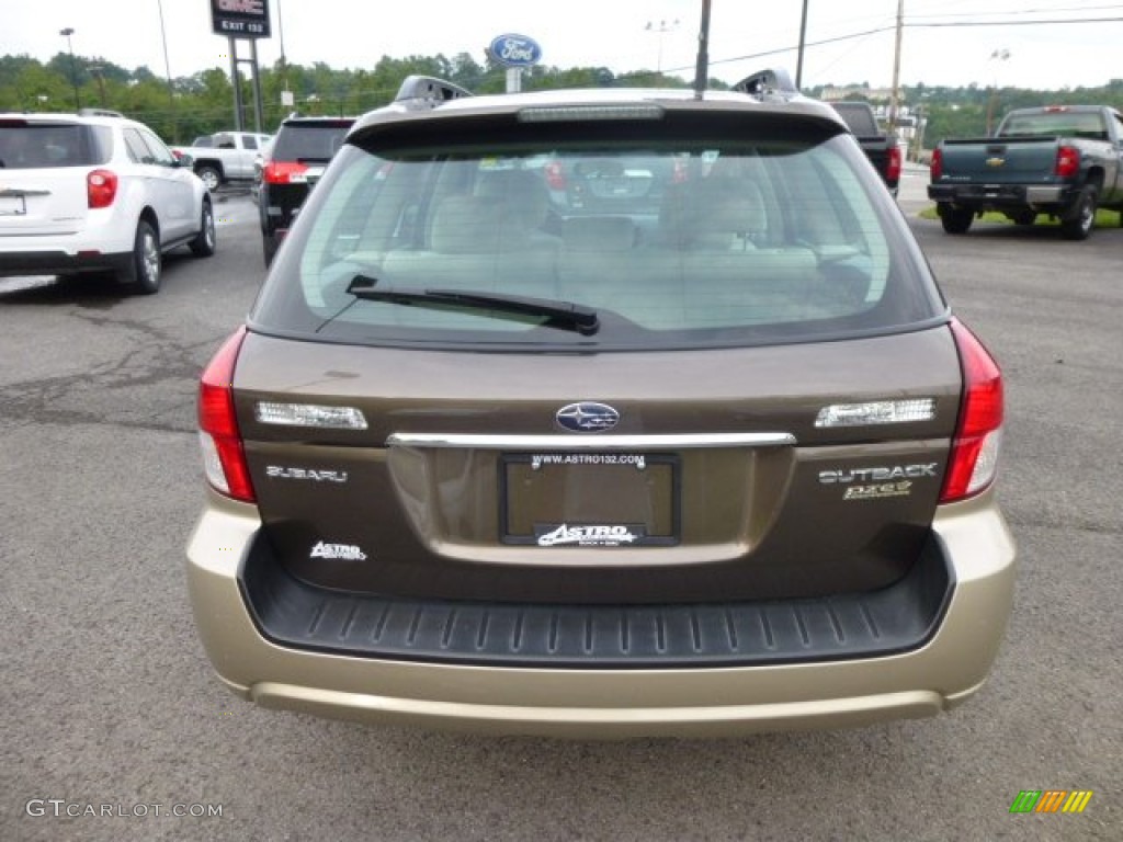 2008 Outback 2.5i Wagon - Deep Bronze Metallic / Warm Ivory photo #6