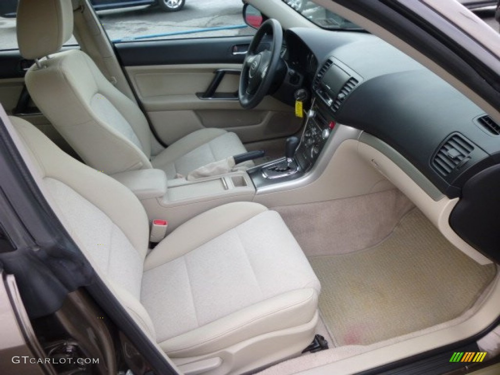 2008 Outback 2.5i Wagon - Deep Bronze Metallic / Warm Ivory photo #10