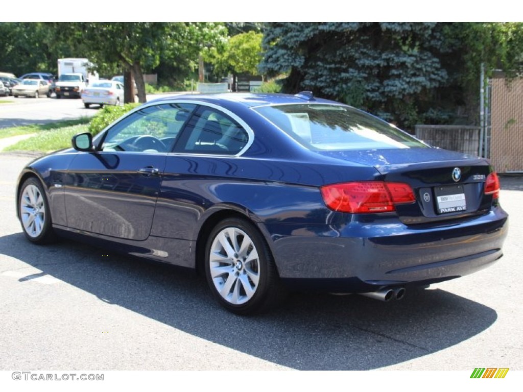 2013 3 Series 328i Coupe - Deep Sea Blue Metallic / Black photo #7