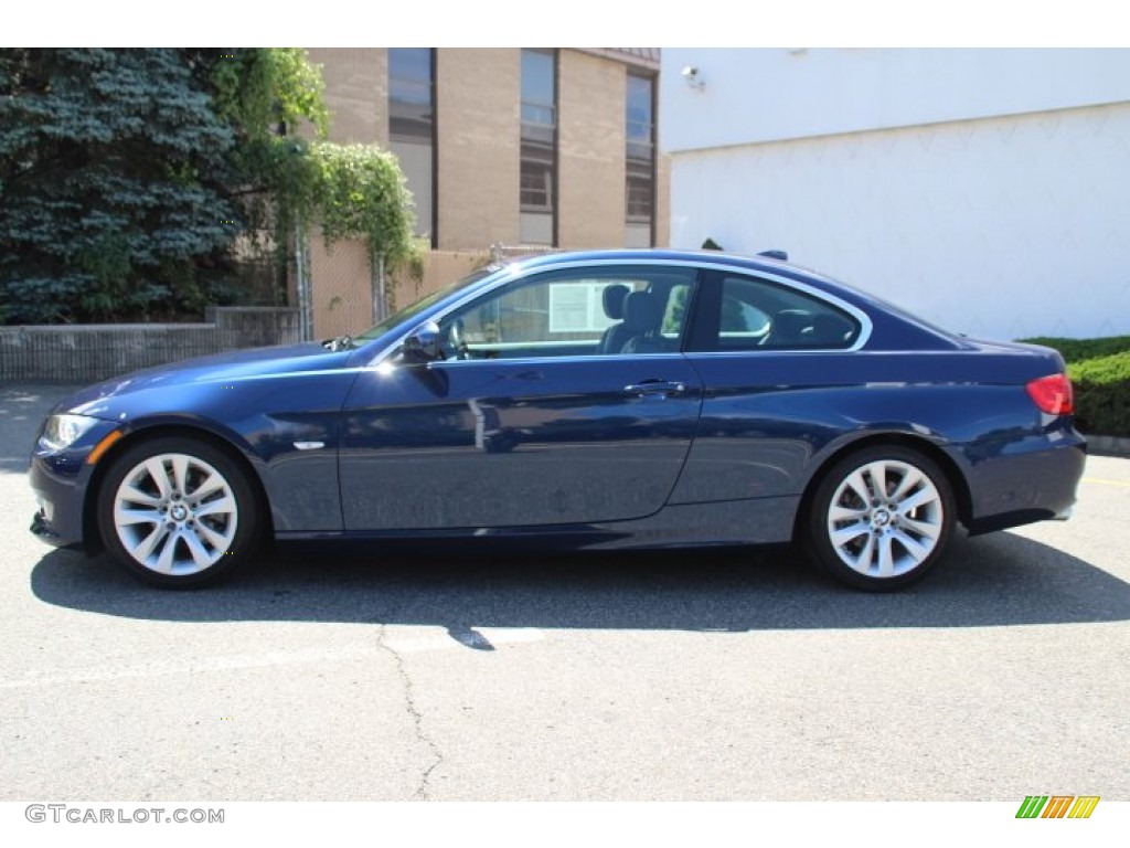 2013 3 Series 328i Coupe - Deep Sea Blue Metallic / Black photo #8