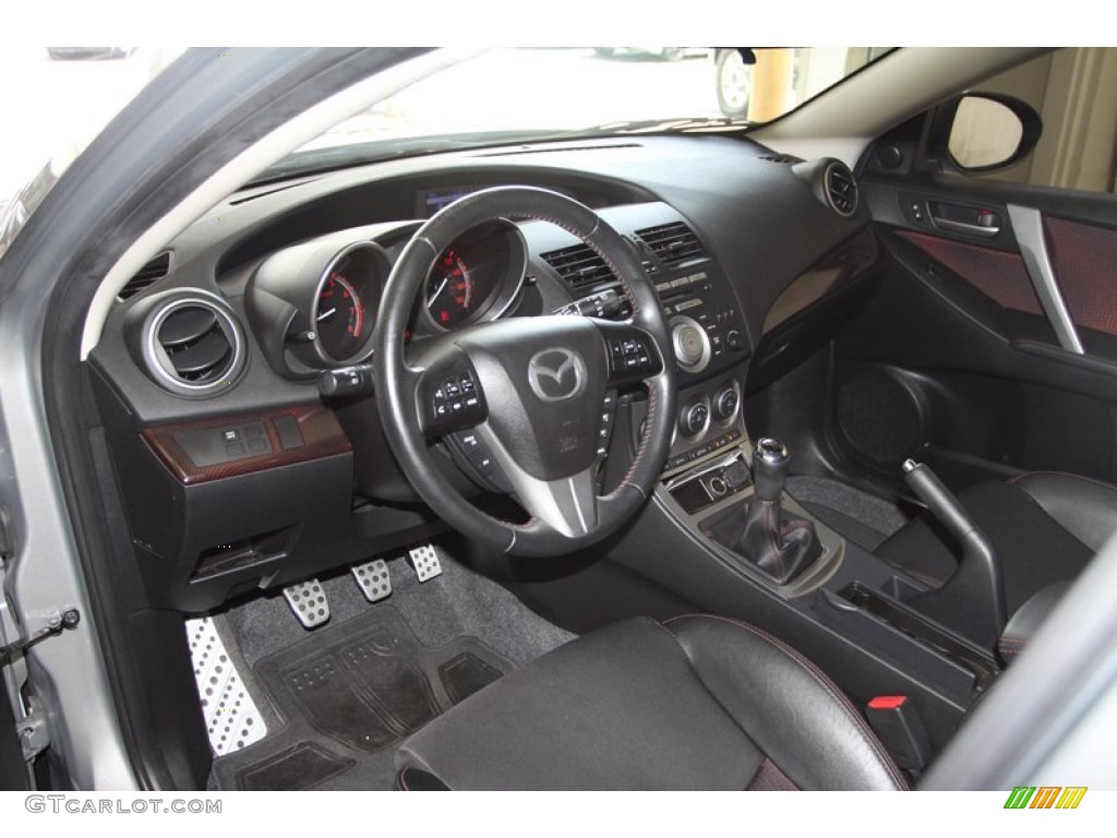 Black/Red Interior 2011 Mazda MAZDA3 MAZDASPEED3 Photo #84581185