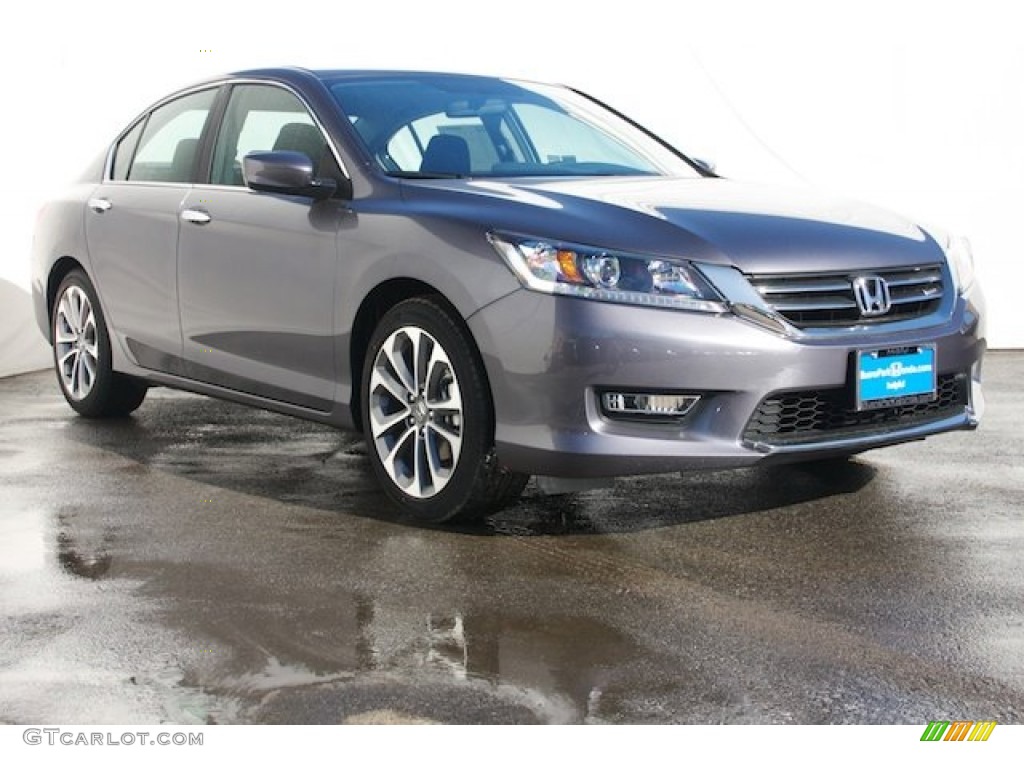 2013 Accord Sport Sedan - Modern Steel Metallic / Black photo #1