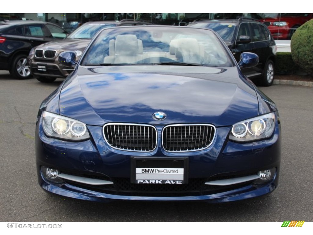 2013 3 Series 328i Convertible - Deep Sea Blue Metallic / Oyster photo #2