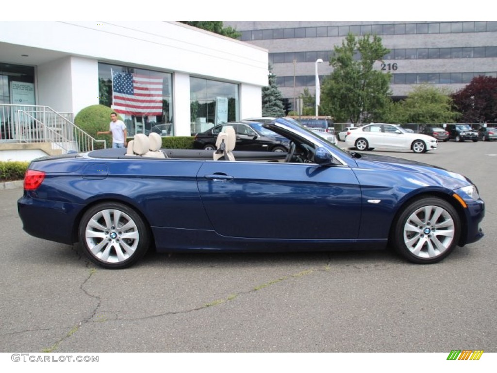 2013 3 Series 328i Convertible - Deep Sea Blue Metallic / Oyster photo #4
