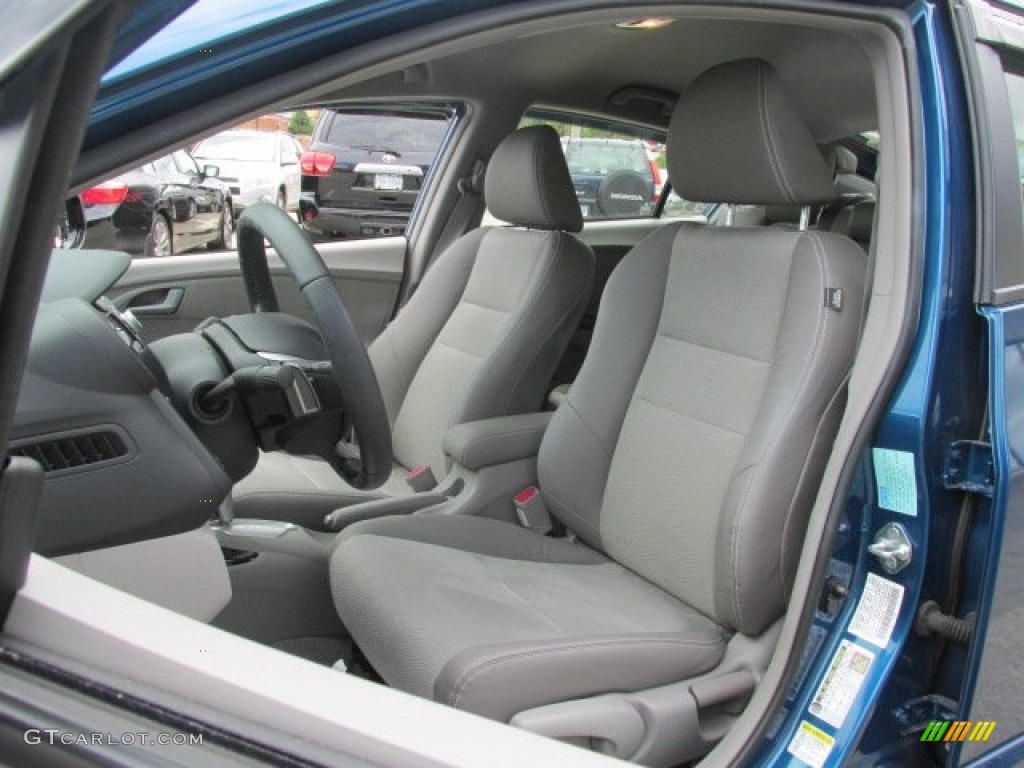 2012 Insight EX Hybrid - Mediterranean Blue Pearl / Gray photo #10