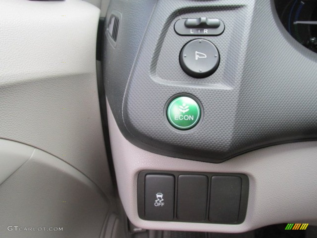 2012 Insight EX Hybrid - Mediterranean Blue Pearl / Gray photo #14