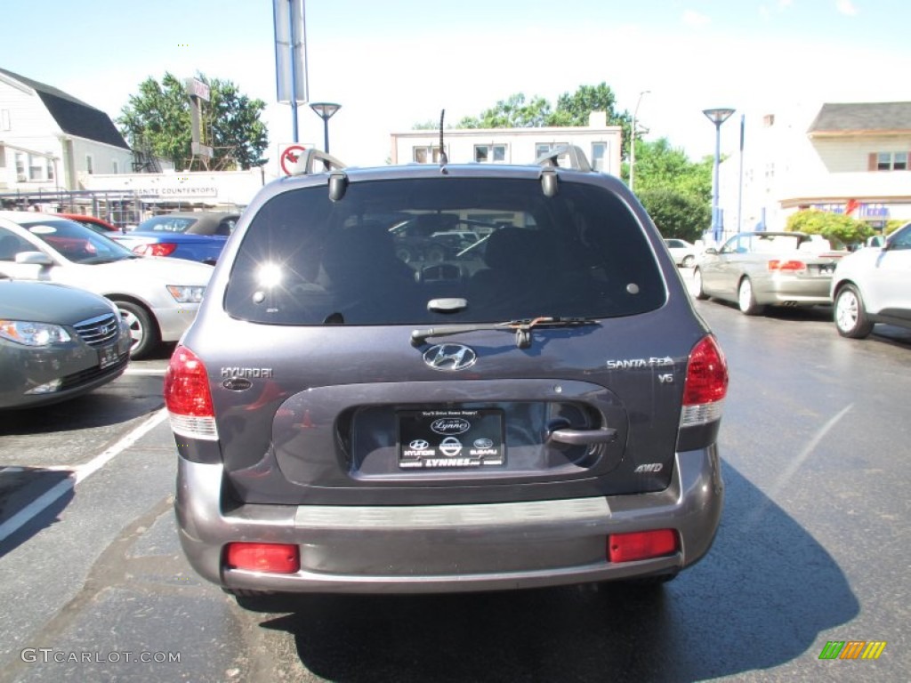 2006 Santa Fe GLS 4WD - Steel Blue / Gray photo #4