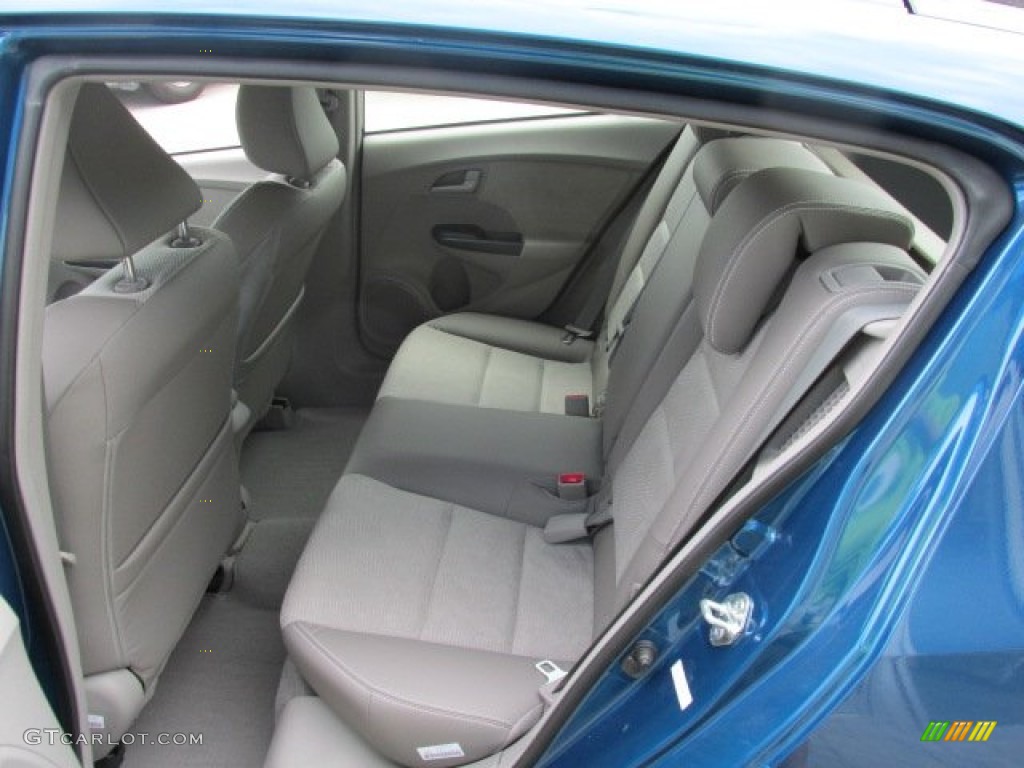 2012 Insight EX Hybrid - Mediterranean Blue Pearl / Gray photo #16