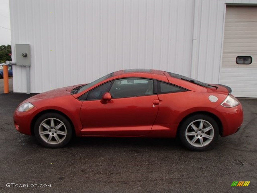 2006 Eclipse GT Coupe - Sunset Orange Pearlescent / Terra Cotta photo #1