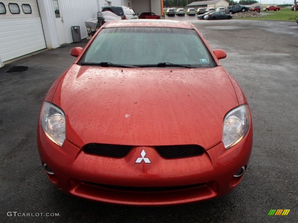 2006 Eclipse GT Coupe - Sunset Orange Pearlescent / Terra Cotta photo #3