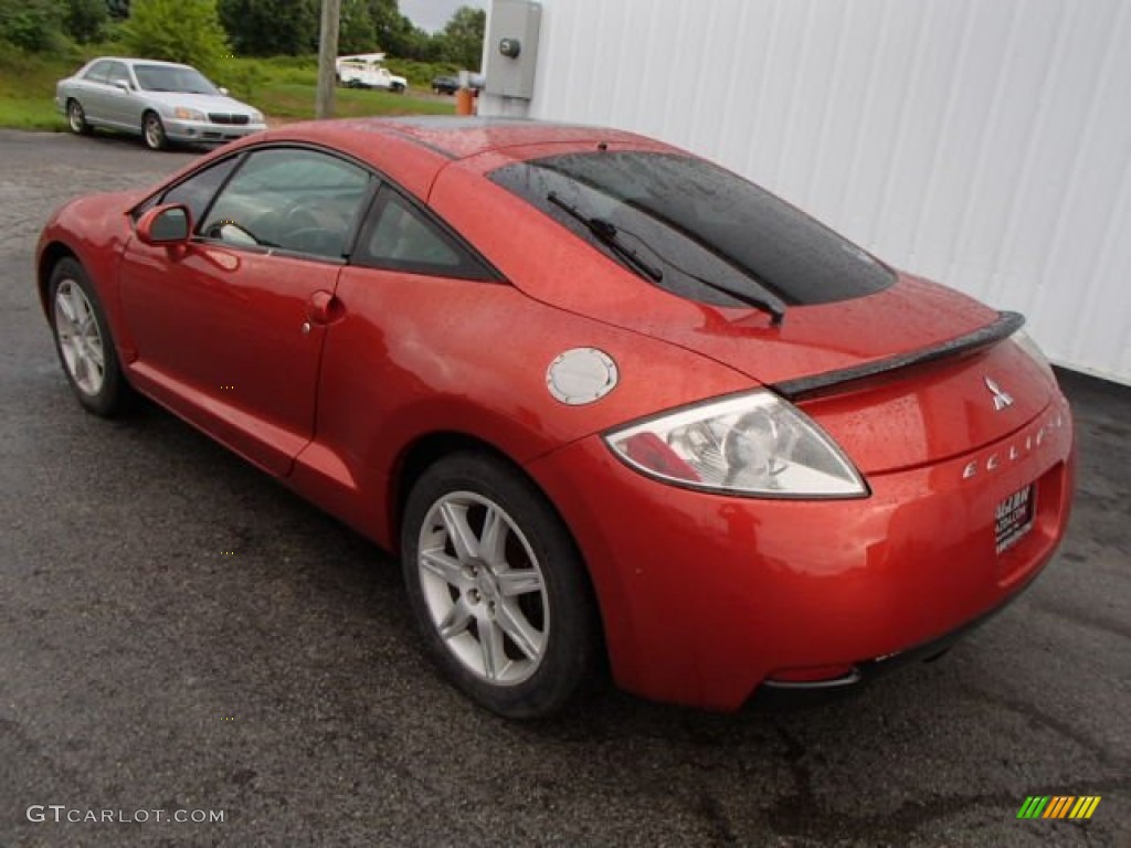 2006 Eclipse GT Coupe - Sunset Orange Pearlescent / Terra Cotta photo #6