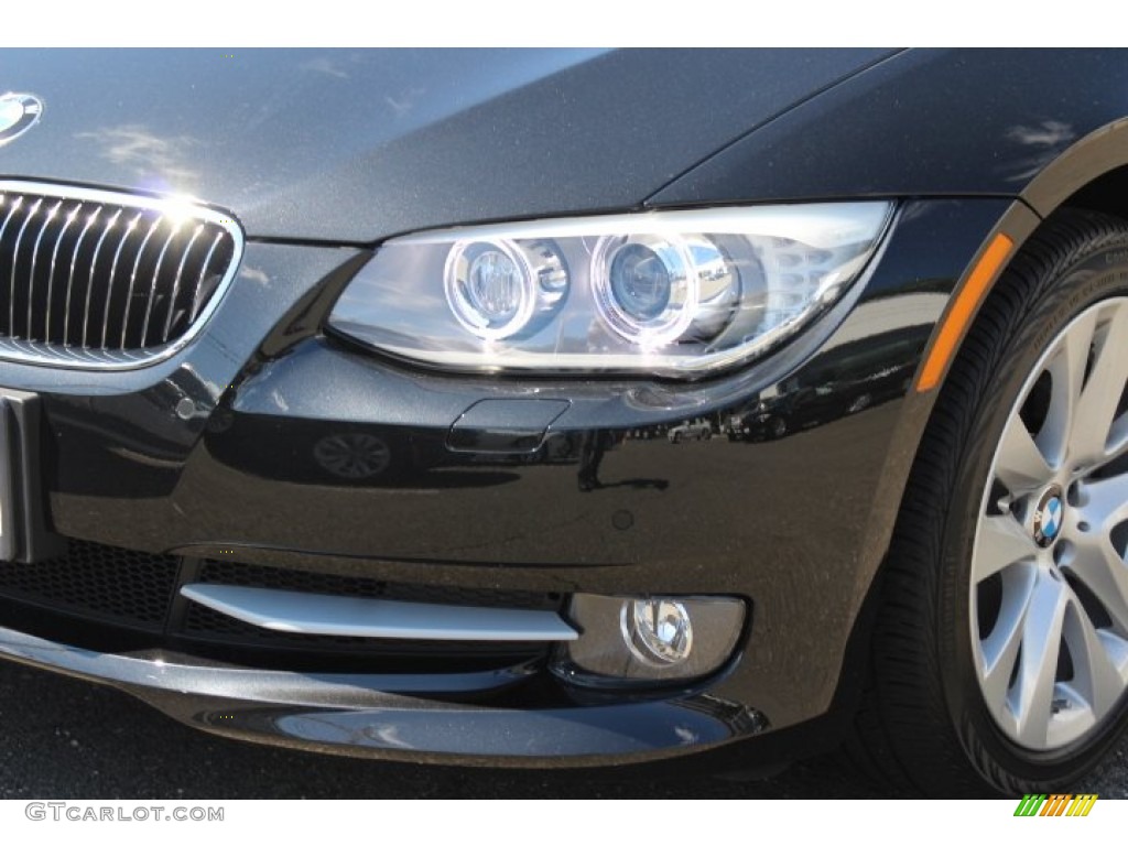 2013 3 Series 328i Convertible - Black Sapphire Metallic / Coral Red/Black photo #28