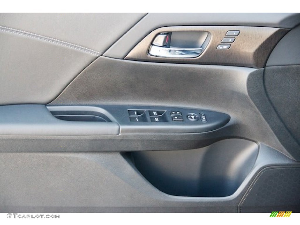 2013 Accord EX-L Sedan - Hematite Metallic / Black photo #8