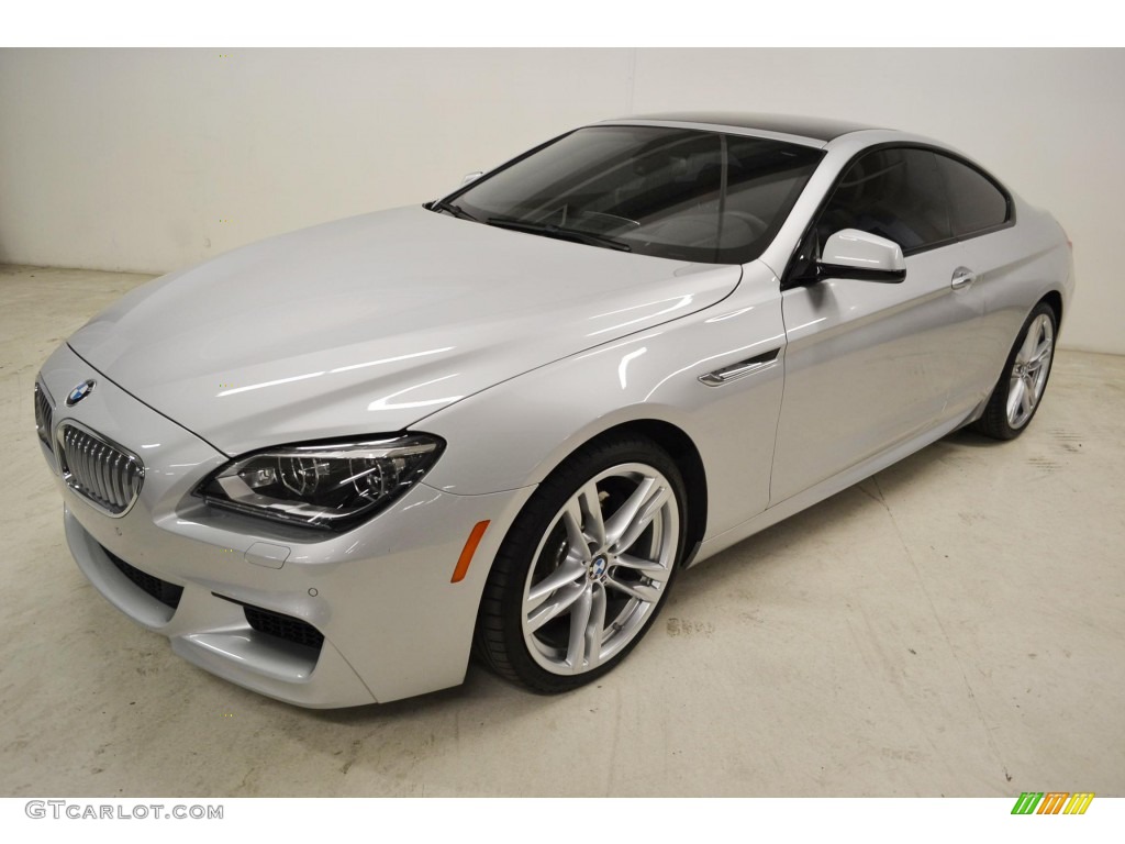 2013 6 Series 650i Coupe - Titanium Silver Metallic / Vermillion Red photo #5