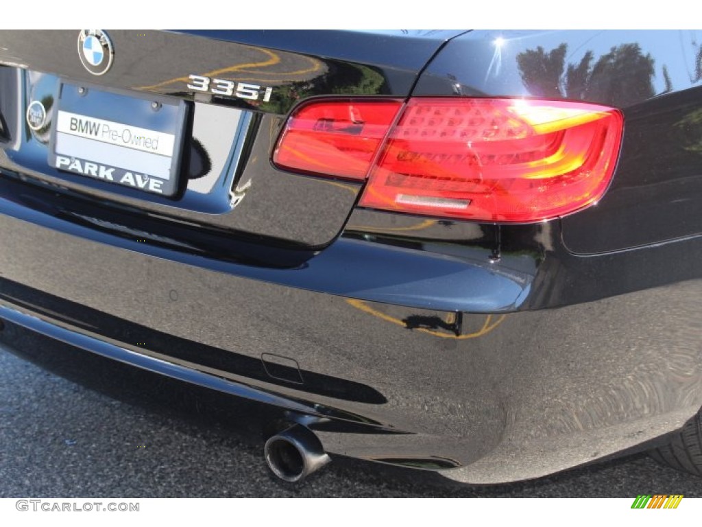 2013 3 Series 335i Coupe - Jet Black / Cream Beige photo #22