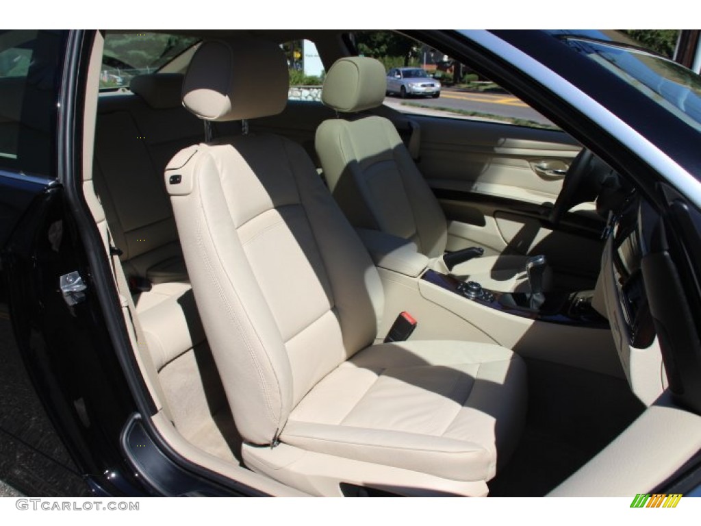 2013 3 Series 335i Coupe - Jet Black / Cream Beige photo #27