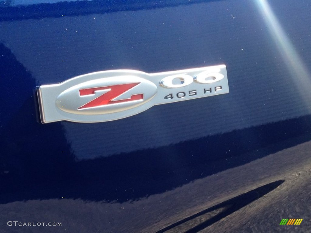 2004 Corvette Z06 - LeMans Blue Metallic / Black photo #4