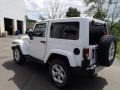 2014 Bright White Jeep Wrangler Sahara 4x4  photo #8