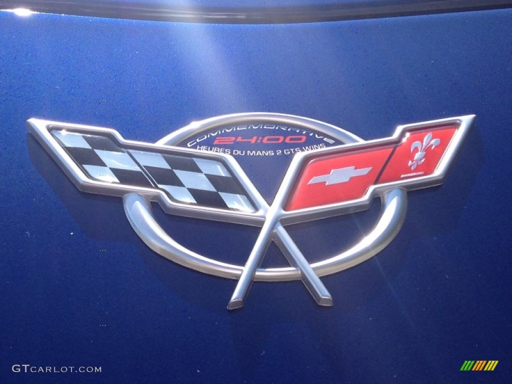 2004 Corvette Z06 - LeMans Blue Metallic / Black photo #7
