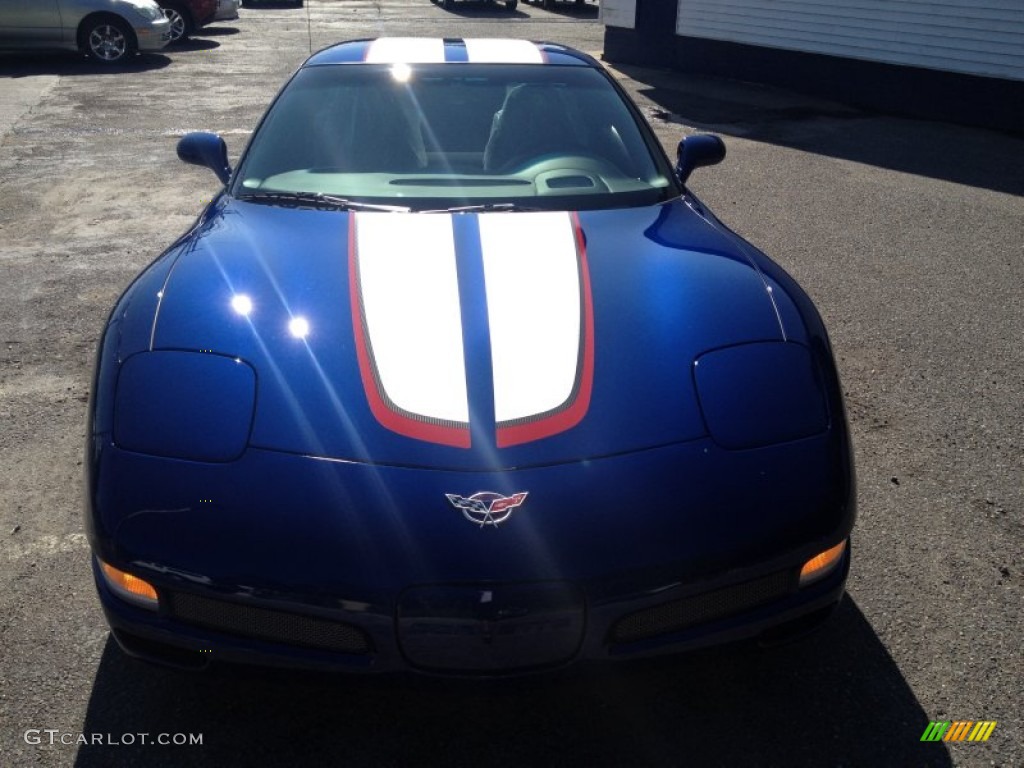 2004 Corvette Z06 - LeMans Blue Metallic / Black photo #8