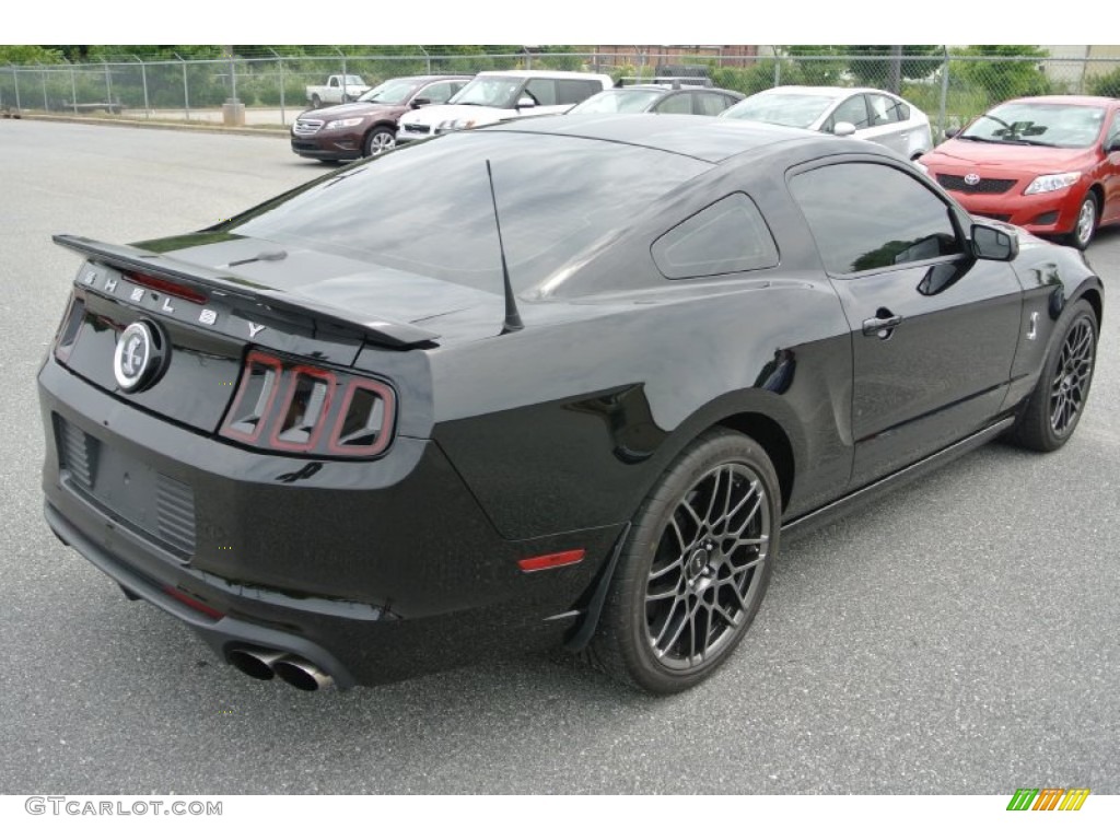 2013 Mustang Shelby GT500 SVT Performance Package Coupe - Black / Shelby Charcoal Black/Black Accent Recaro Sport Seats photo #4
