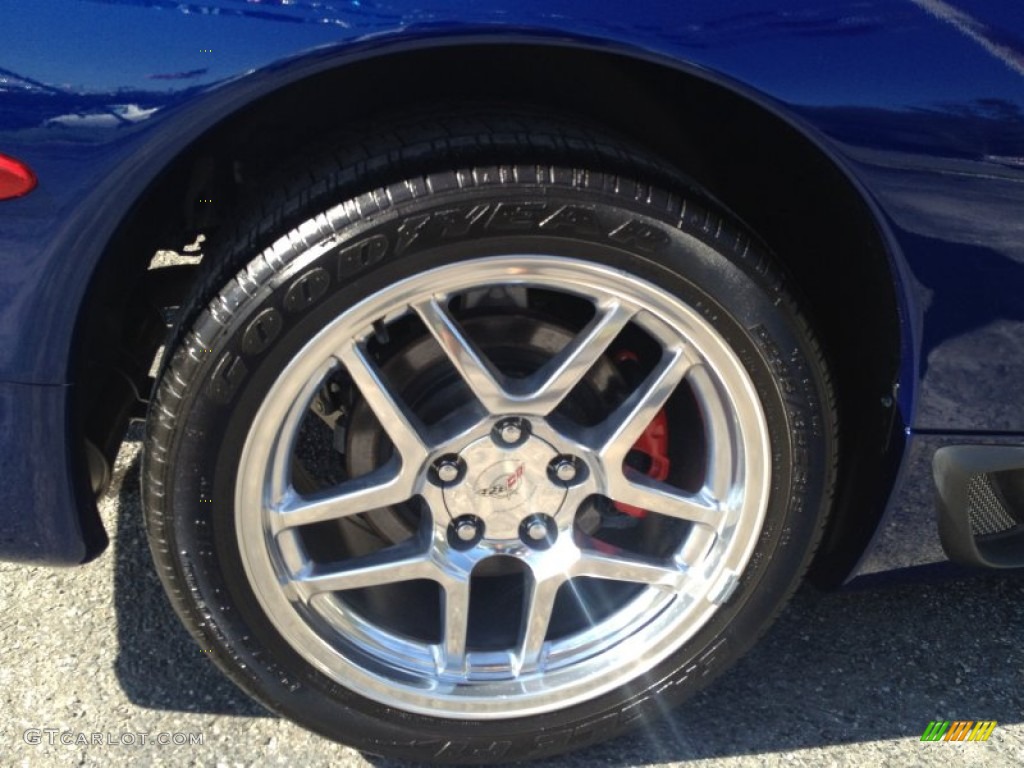 2004 Corvette Z06 - LeMans Blue Metallic / Black photo #12