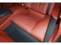 2013 BMW 6 Series Vermillion Red Interior Rear Seat Photo