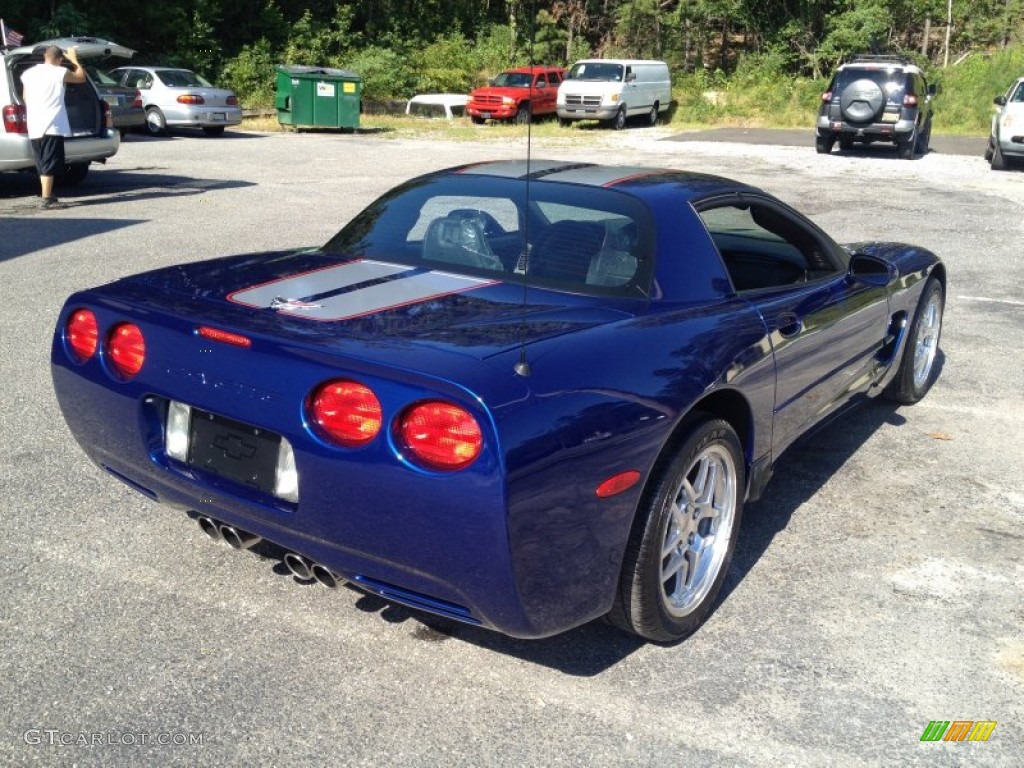 2004 Corvette Z06 - LeMans Blue Metallic / Black photo #20