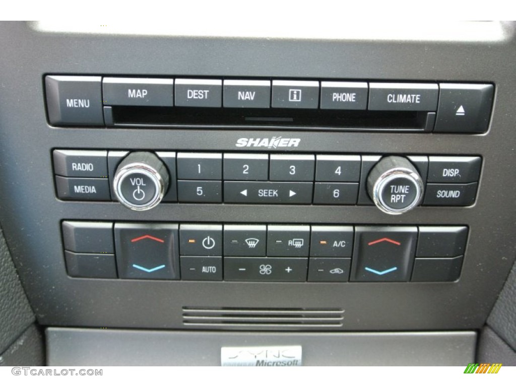 2013 Ford Mustang Shelby GT500 SVT Performance Package Coupe Controls Photo #84586390