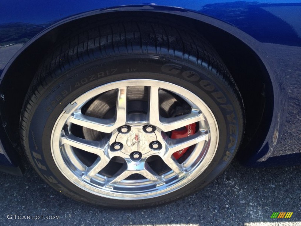 2004 Corvette Z06 - LeMans Blue Metallic / Black photo #26