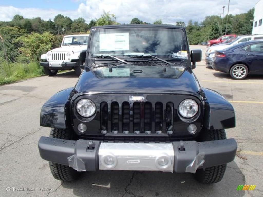 Black 2014 Jeep Wrangler Sahara 4x4 Exterior Photo #84586759
