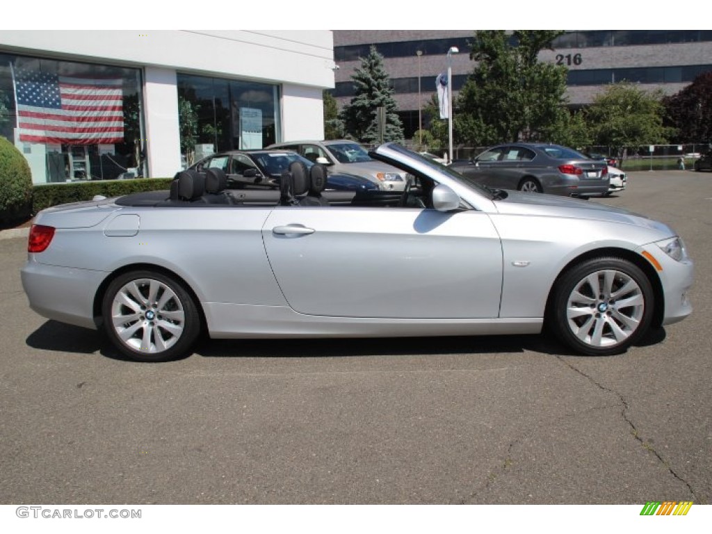 2013 3 Series 328i Convertible - Titanium Silver Metallic / Black photo #4