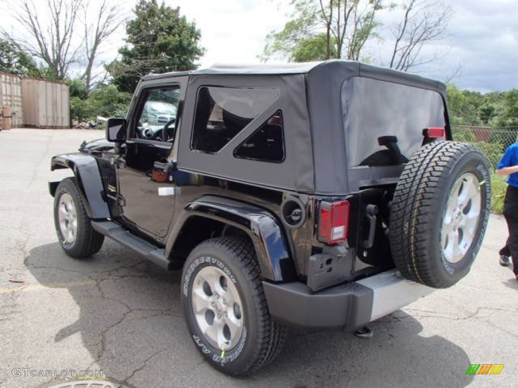 Black 2014 Jeep Wrangler Sahara 4x4 Exterior Photo #84586852