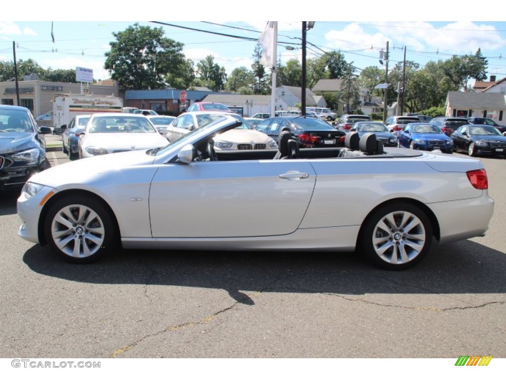 2013 3 Series 328i Convertible - Titanium Silver Metallic / Black photo #8