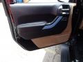 Black/Dark Saddle Door Panel Photo for 2014 Jeep Wrangler #84586906