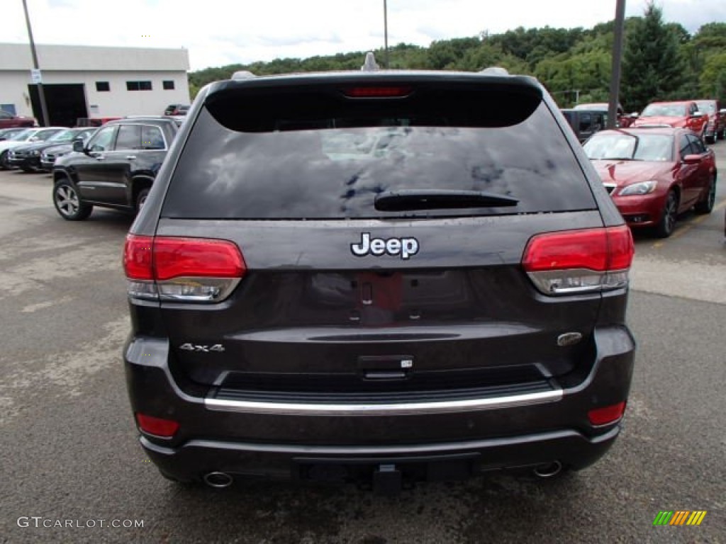 2014 Grand Cherokee Overland 4x4 - Granite Crystal Metallic / Overland Morocco Black photo #7