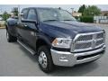 True Blue Pearl - 3500 Laramie Crew Cab 4x4 Dually Photo No. 2