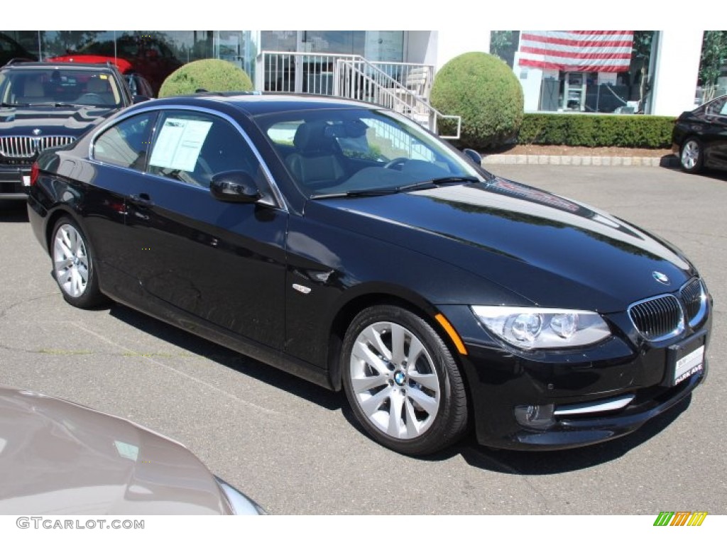 2013 3 Series 328i Coupe - Black Sapphire Metallic / Black photo #3