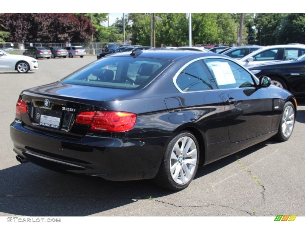 2013 3 Series 328i Coupe - Black Sapphire Metallic / Black photo #5